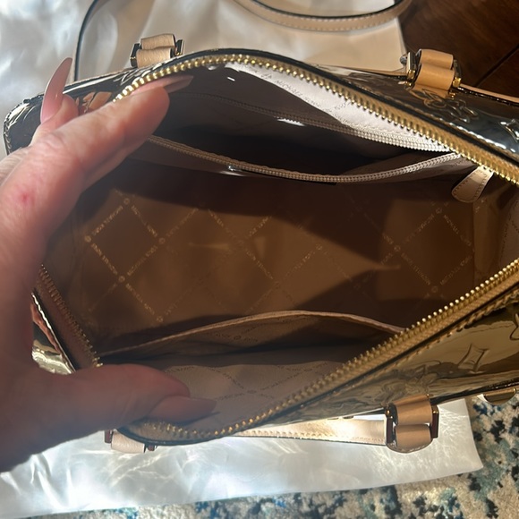 Brand new never used MK . Gold . Super adorable! Like a speedy by LV - Picture 5 of 6